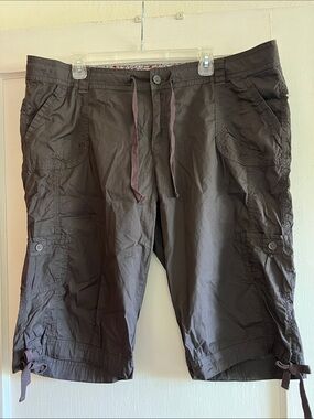 Angel Kiss Men's Cargo Shorts - Dark Brown